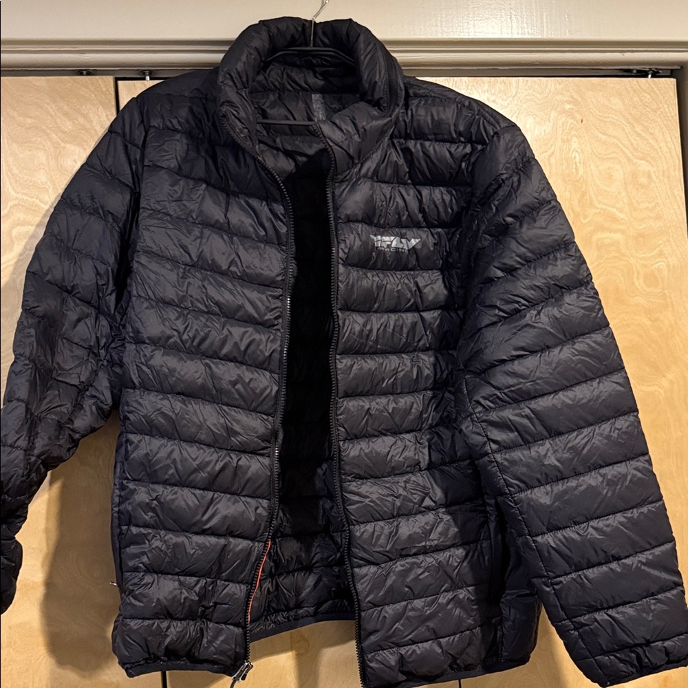 Men's Quilted Black Puffer Jacket